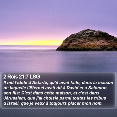 2 Rois 21:7 LSG Bible Verse Image