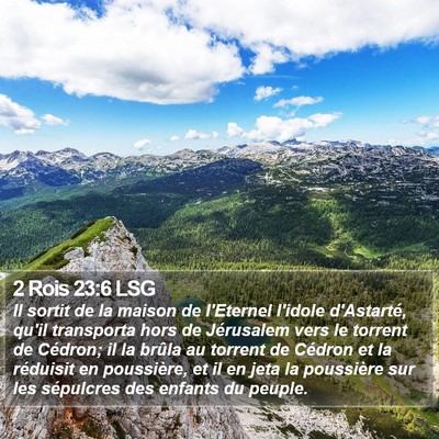 2 Rois 23:6 LSG Bible Verse Image