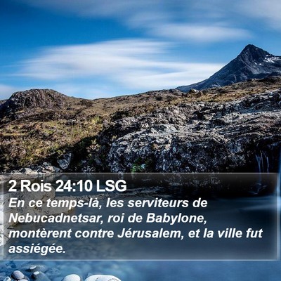 2 Rois 24:10 LSG Bible Verse Image