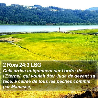 2 Rois 24:3 LSG Bible Verse Image