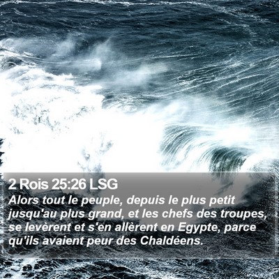 2 Rois 25:26 LSG Bible Verse Image