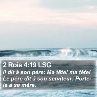 2 Rois 4:19 LSG Bible Verse Image