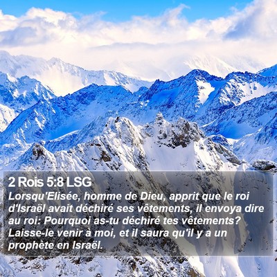 2 Rois 5:8 LSG Bible Verse Image