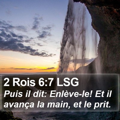 2 Rois 6:7 LSG Bible Verse Image