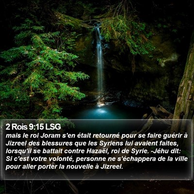 2 Rois 9:15 LSG Bible Verse Image