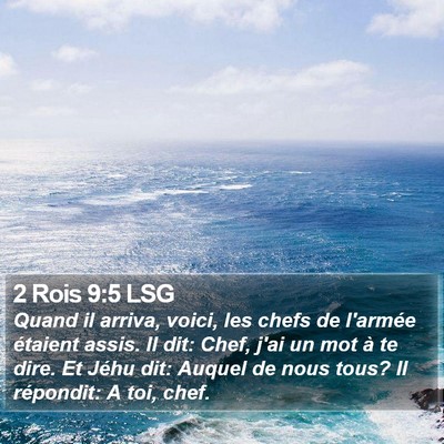 2 Rois 9:5 LSG Bible Verse Image