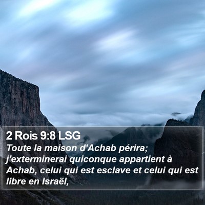 2 Rois 9:8 LSG Bible Verse Image