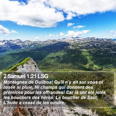 2 Samuel 1:21 LSG Bible Verse Image