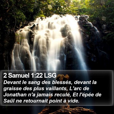 2 Samuel 1:22 LSG Bible Verse Image