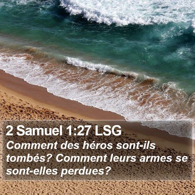 2 Samuel 1:27 LSG Bible Verse Image