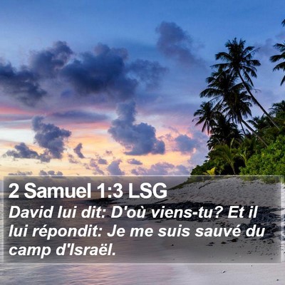 2 Samuel 1:3 LSG Bible Verse Image