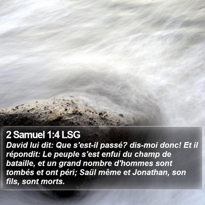 2 Samuel 1:4 LSG Bible Verse Image
