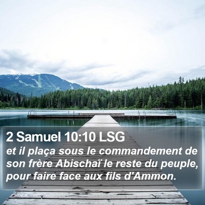 2 Samuel 10:10 LSG Bible Verse Image