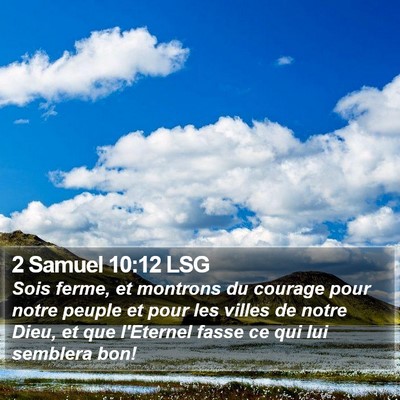 2 Samuel 10:12 LSG Bible Verse Image