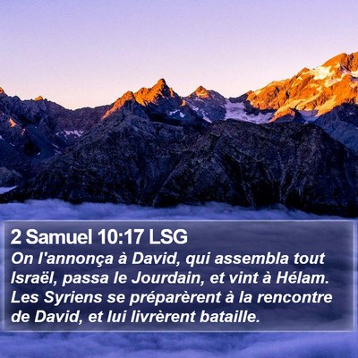2 Samuel 10:17 LSG Bible Verse Image