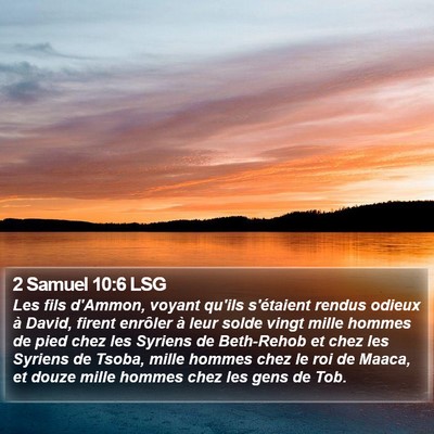2 Samuel 10:6 LSG Bible Verse Image