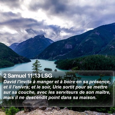 2 Samuel 11:13 LSG Bible Verse Image