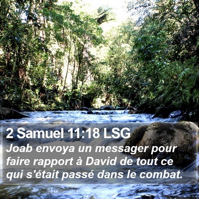2 Samuel 11:18 LSG Bible Verse Image