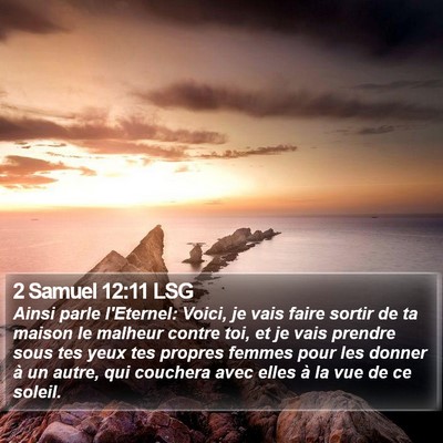 2 Samuel 12:11 LSG Bible Verse Image