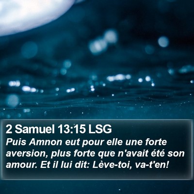 2 Samuel 13:15 LSG Bible Verse Image