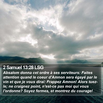 2 Samuel 13:28 LSG Bible Verse Image