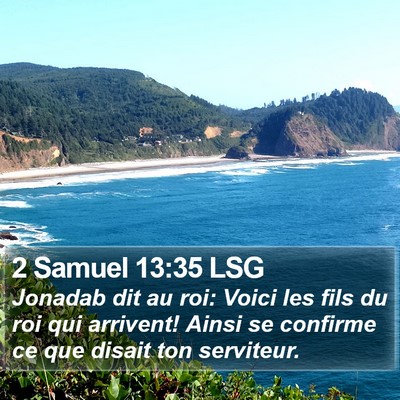 2 Samuel 13:35 LSG Bible Verse Image