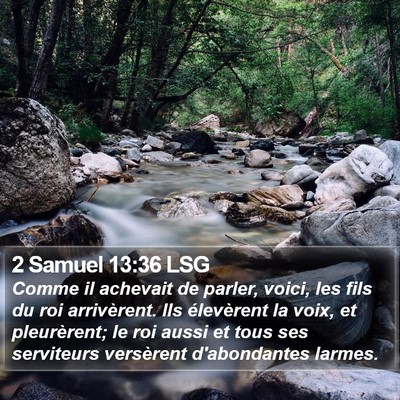 2 Samuel 13:36 LSG Bible Verse Image