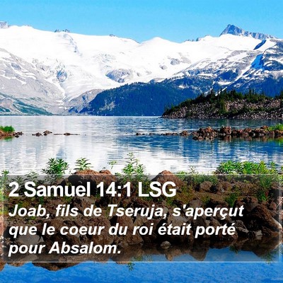 2 Samuel 14:1 LSG Bible Verse Image