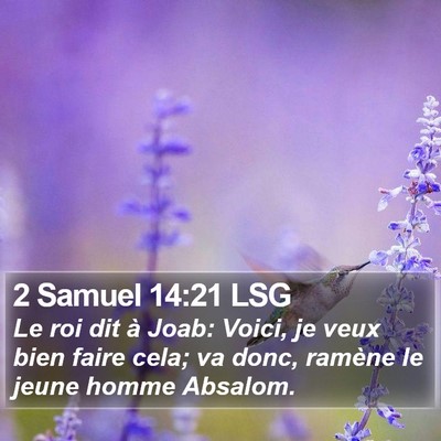 2 Samuel 14:21 LSG Bible Verse Image