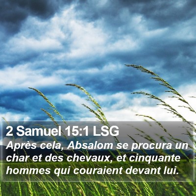 2 Samuel 15:1 LSG Bible Verse Image