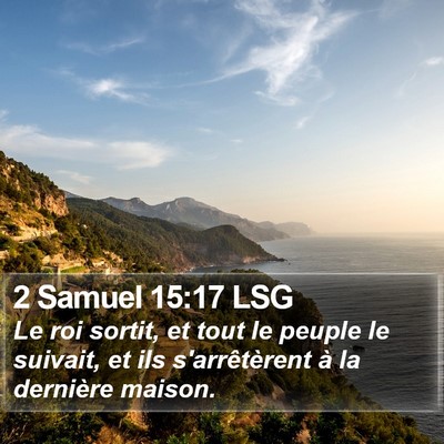 2 Samuel 15:17 LSG Bible Verse Image
