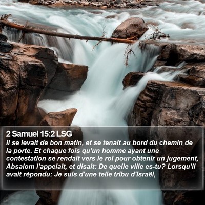 2 Samuel 15:2 LSG Bible Verse Image