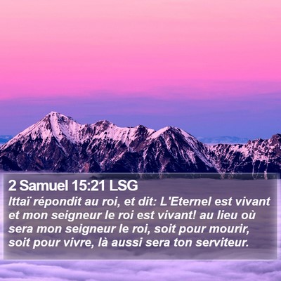2 Samuel 15:21 LSG Bible Verse Image