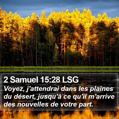 2 Samuel 15:28 LSG Bible Verse Image