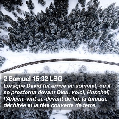 2 Samuel 15:32 LSG Bible Verse Image