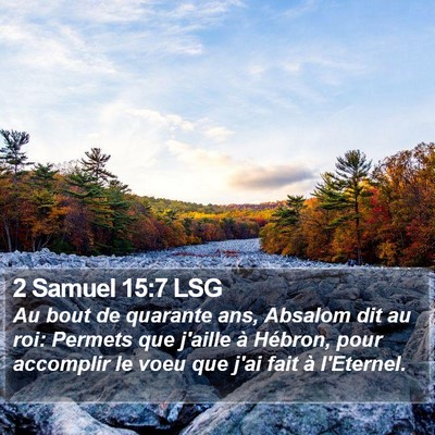 2 Samuel 15:7 LSG Bible Verse Image