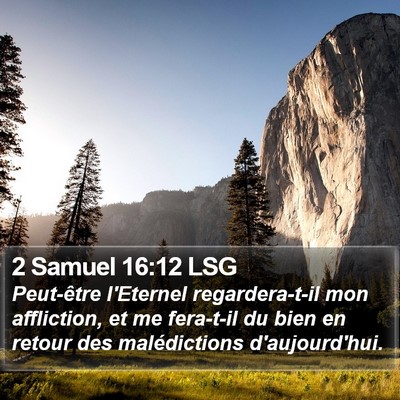 2 Samuel 16:12 LSG Bible Verse Image
