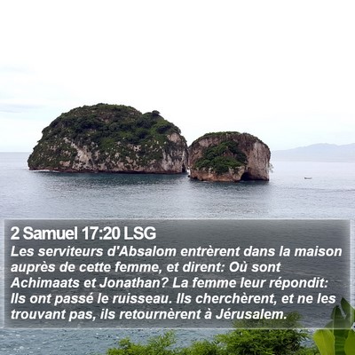2 Samuel 17:20 LSG Bible Verse Image
