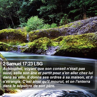 2 Samuel 17:23 LSG Bible Verse Image