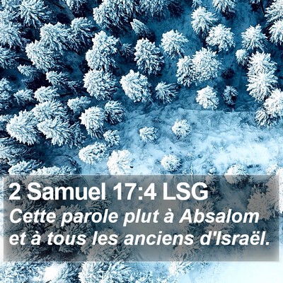 2 Samuel 17:4 LSG Bible Verse Image