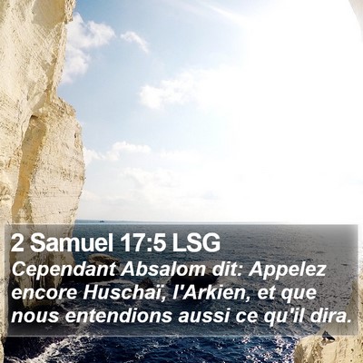 2 Samuel 17:5 LSG Bible Verse Image