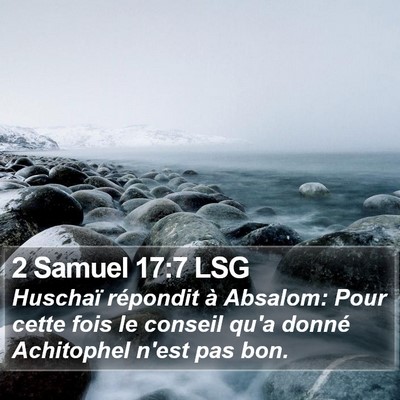 2 Samuel 17:7 LSG Bible Verse Image