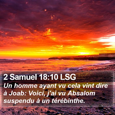 2 Samuel 18:10 LSG Bible Verse Image