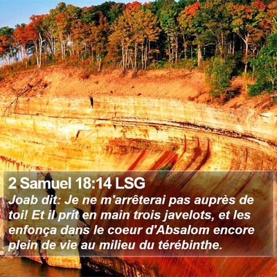 2 Samuel 18:14 LSG Bible Verse Image
