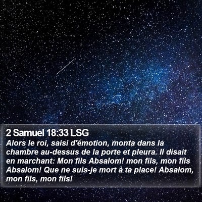 2 Samuel 18:33 LSG Bible Verse Image