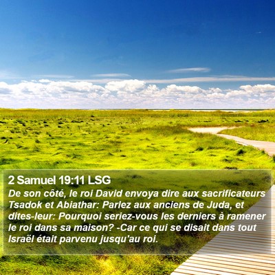 2 Samuel 19:11 LSG Bible Verse Image