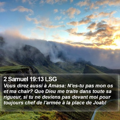 2 Samuel 19:13 LSG Bible Verse Image