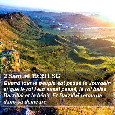 2 Samuel 19:39 LSG Bible Verse Image