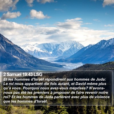 2 Samuel 19:43 LSG Bible Verse Image