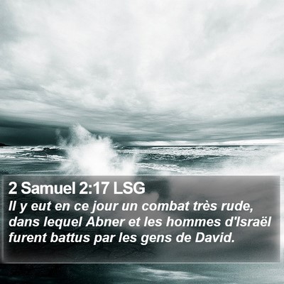 2 Samuel 2:17 LSG Bible Verse Image